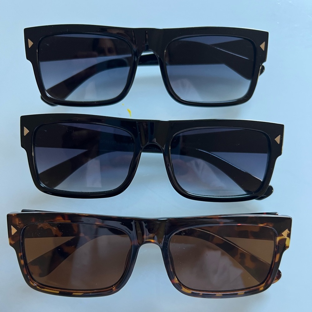 Stylish Black and Brown Sunglasses